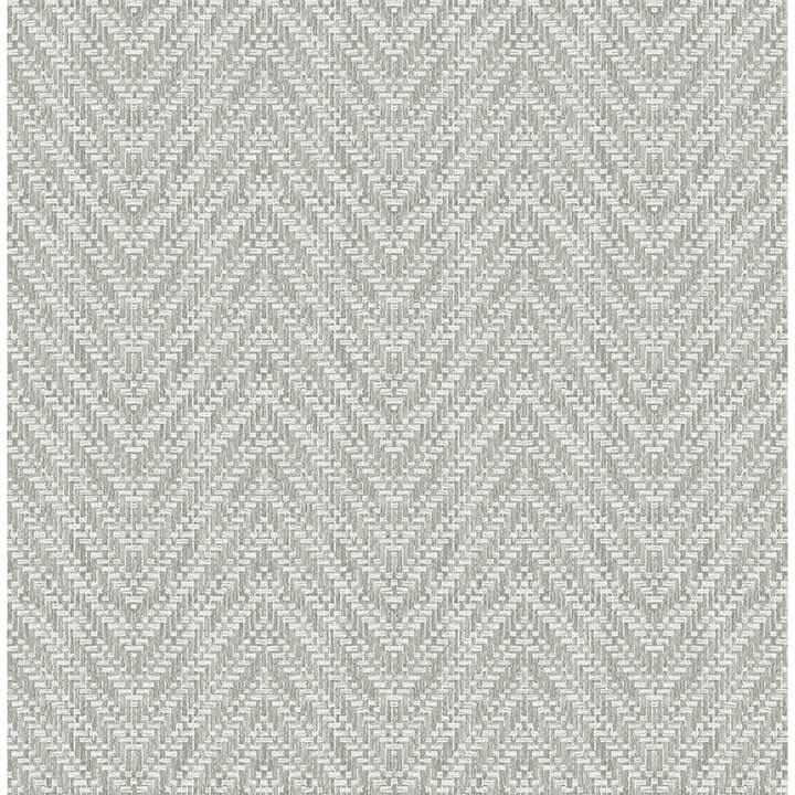 Glynn Sterling Chevron Wallpaper - York Wallcoverings - 4122-27042