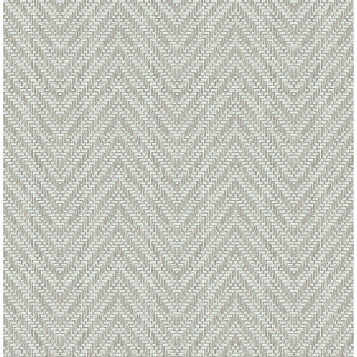 Glynn Sterling Chevron Wallpaper - York Wallcoverings - 4122-27042 - York Wallcoverings Wallpaper