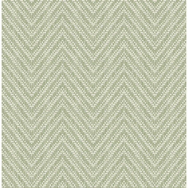 Glynn Green Chevron Wallpaper - York Wallcoverings - 4122-27043 - York Wallcoverings Wallpaper