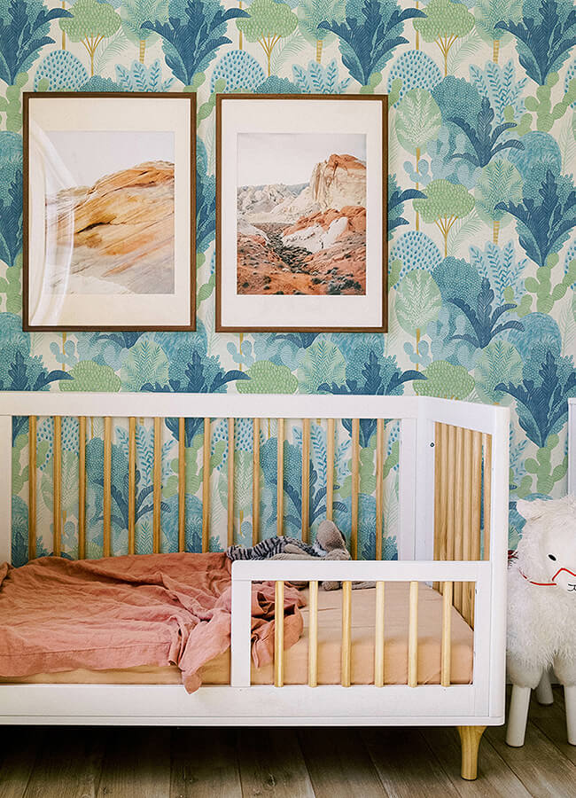 teal-keilani-peel-and-stick-wallpaper-york-wallcoverings-nus4975 - York Wallcoverings Wallpaper