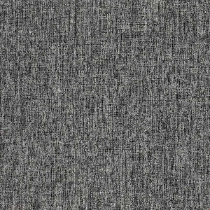 Larimore Charcoal Faux Fabric Wallpaper - York Wallcoverings - 4144-9117