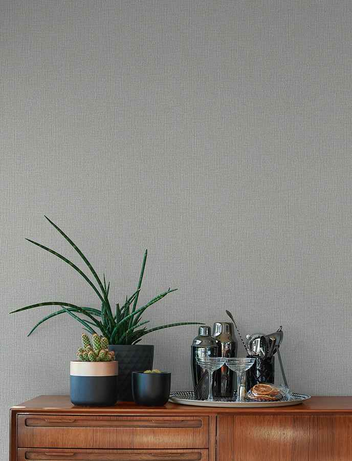 Hatton Dove Faux Tweed Wallpaper - York Wallcoverings - 4144-9129 - York Wallcoverings Wallpaper