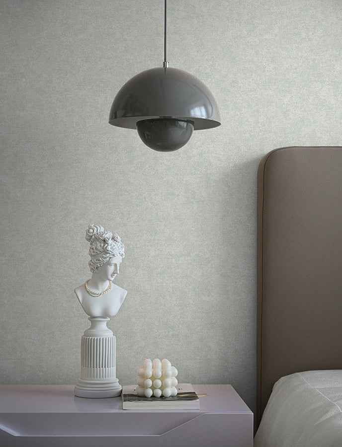 Beloit Light Grey Shimmer Linen Wallpaper - York Wallcoverings - 4144-9144 - York Wallcoverings Wallpaper