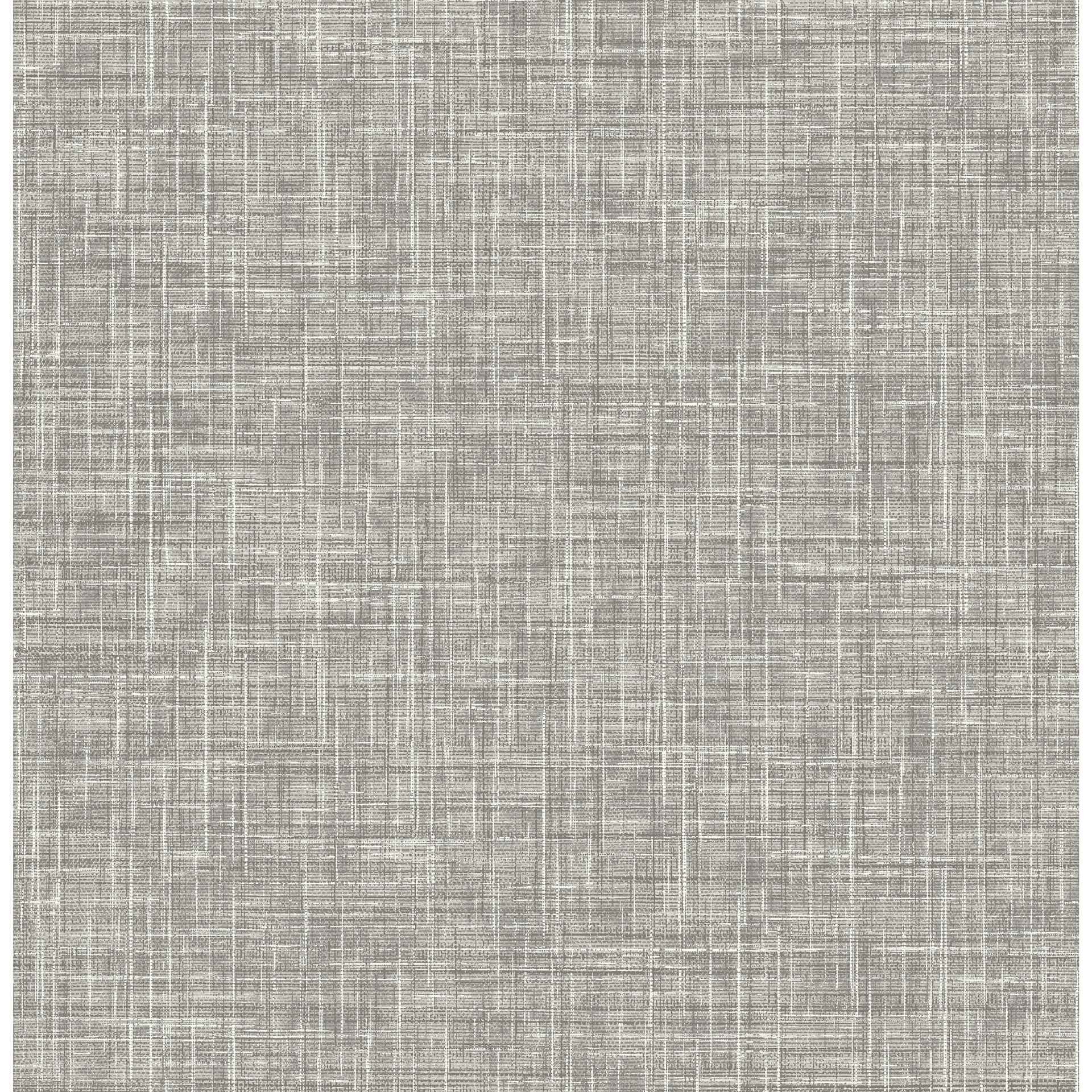 Emerson Grey Linen Wallpaper - York Wallcoverings - 4157-26354 - York Wallcoverings Wallpaper