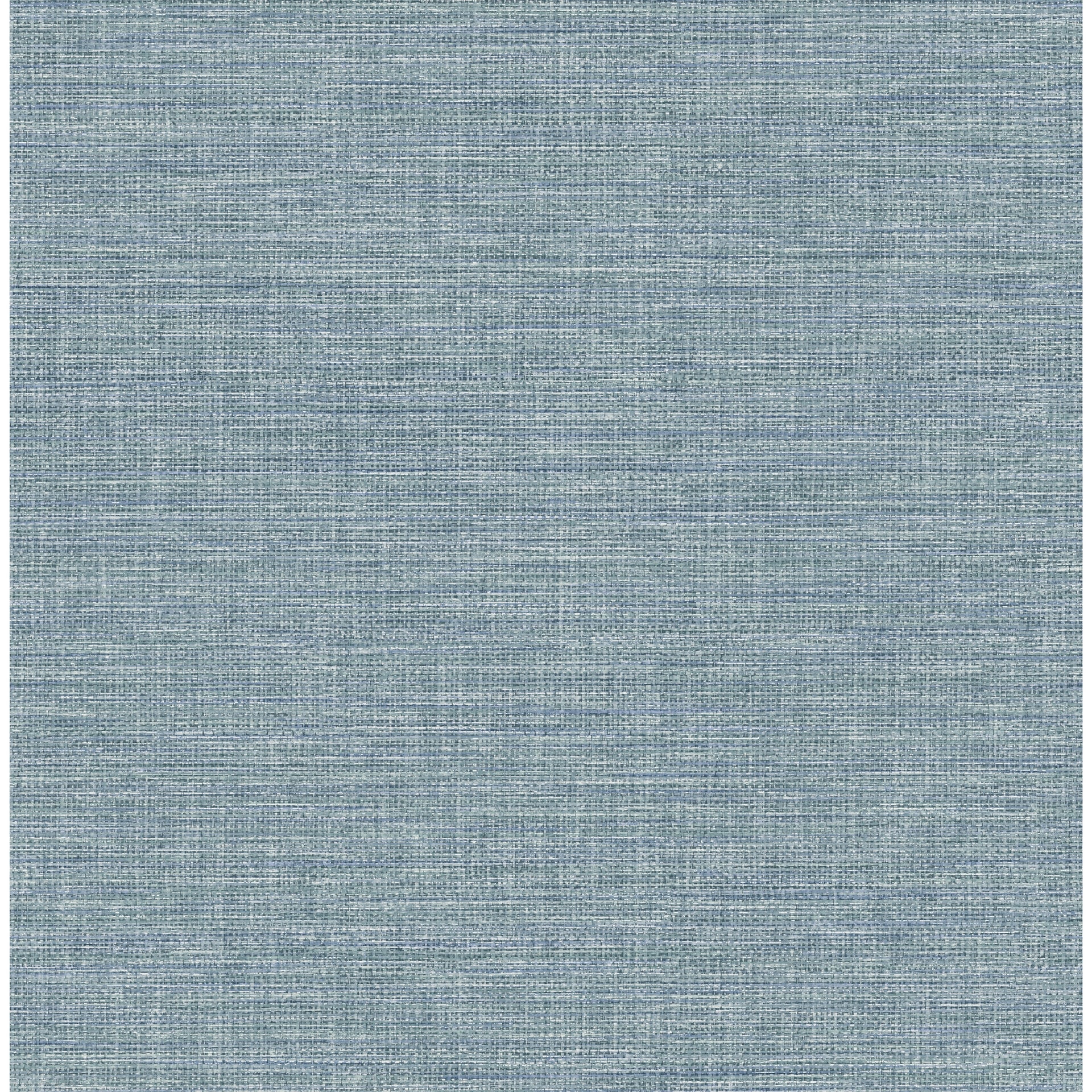 Picture of Exhale Sky Blue Faux Grasscloth Wallpaper