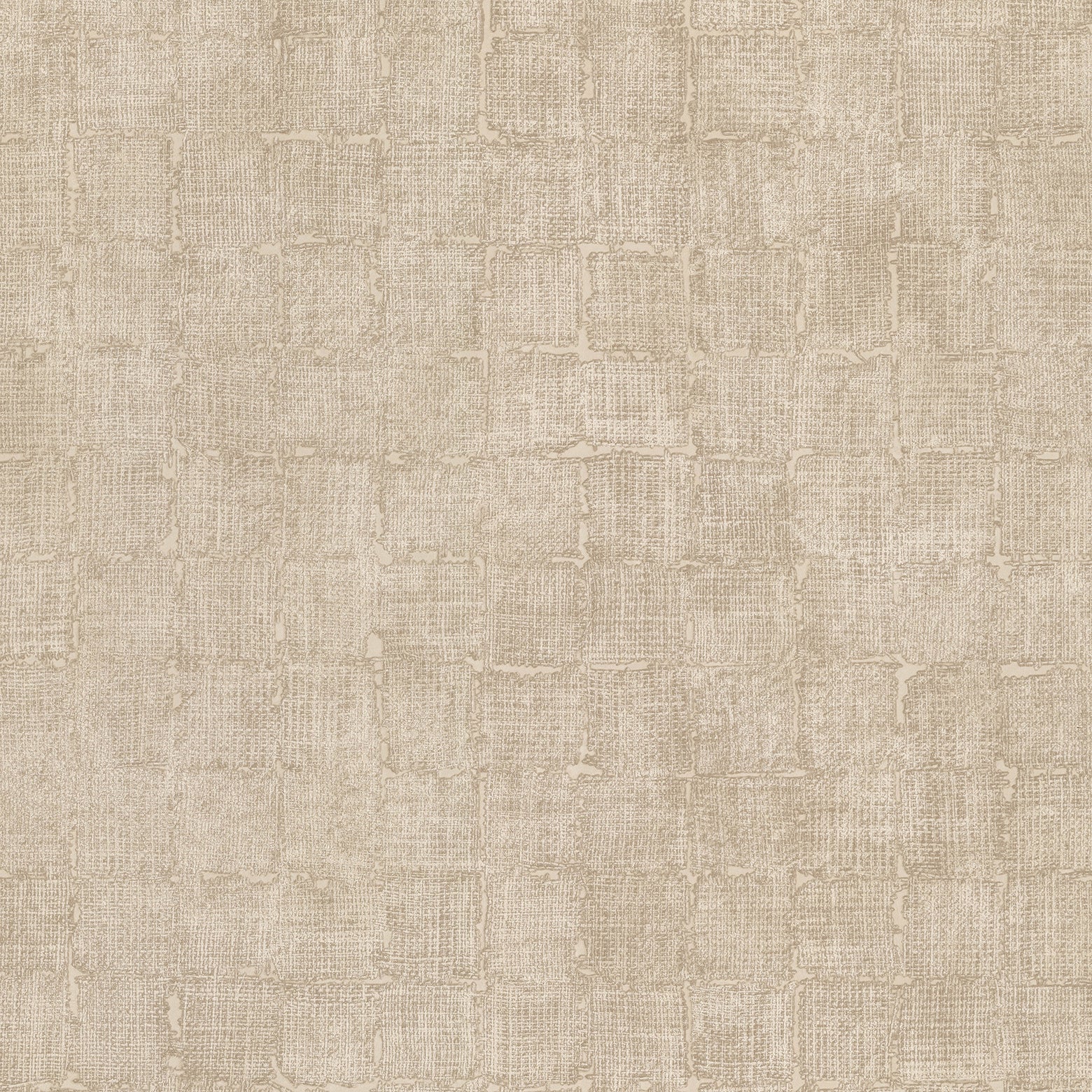 Brewster Wallcovering-Blocks Beige Checkered Wallpaper