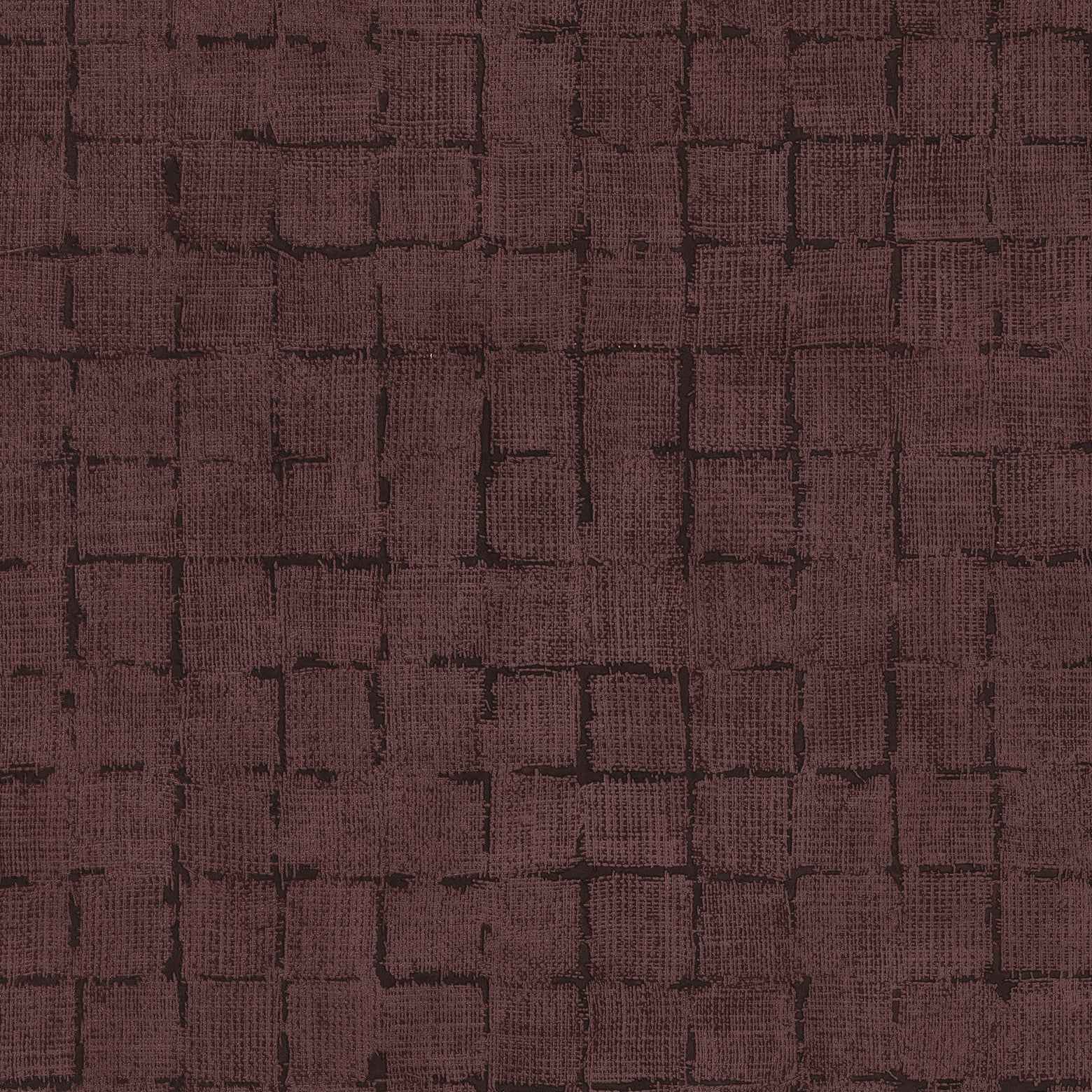 Blocks Burgundy Checkered Wallpaper - York Wallcoverings - 4157-333459 - York Wallcoverings Wallpaper