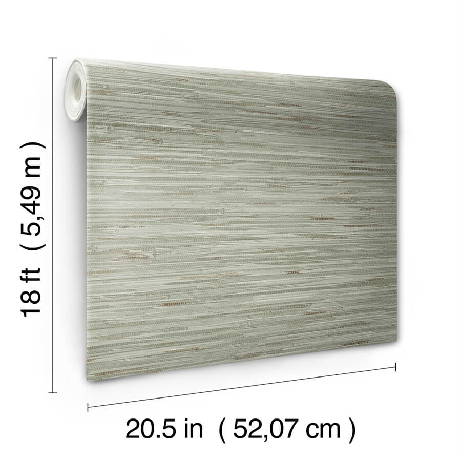 Green Grassweave Peel and Stick Wallpaper - York Wallcoverings - NUS4993 - York Wallcoverings Wallpaper