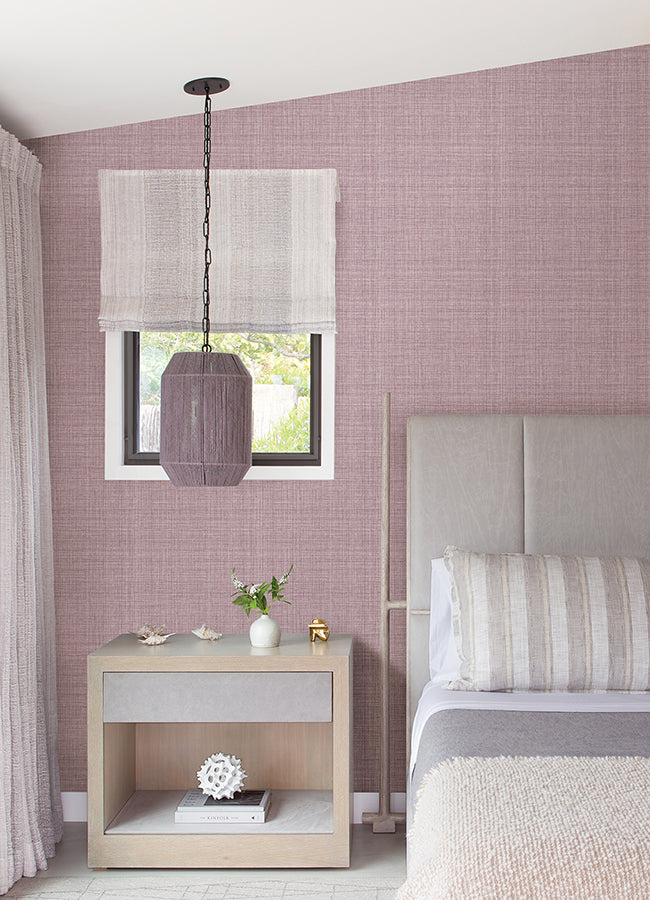 Purple Lansdowne Peel and Stick Wallpaper - Brewster Wallcovering