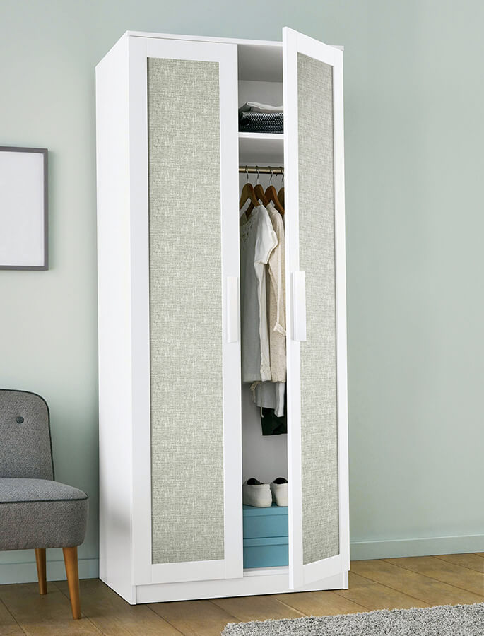 Sage Poplin Peel and Stick Wallpaper - York Wallcoverings - NUS5000 - York Wallcoverings Wallpaper