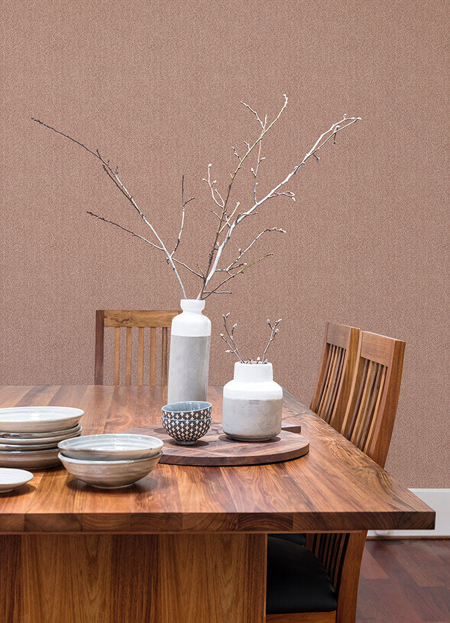 Terracotta Ashland Peel and Stick Wallpaper - York Wallcoverings - NUS5005 - York Wallcoverings Wallpaper