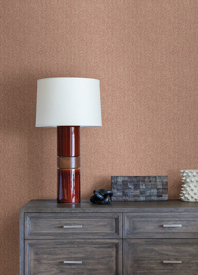 Terracotta Ashland Peel and Stick Wallpaper - York Wallcoverings - NUS5005 - York Wallcoverings Wallpaper