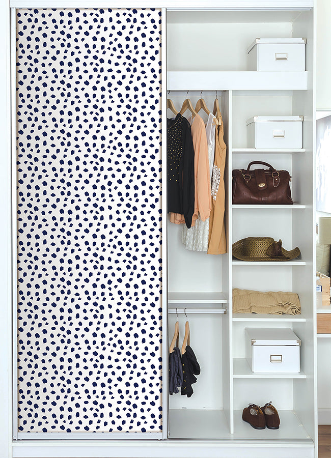 Polka Dot Spot The Fun Polka Dots Peel and Stick Wallpaper - Brewster Wallcovering