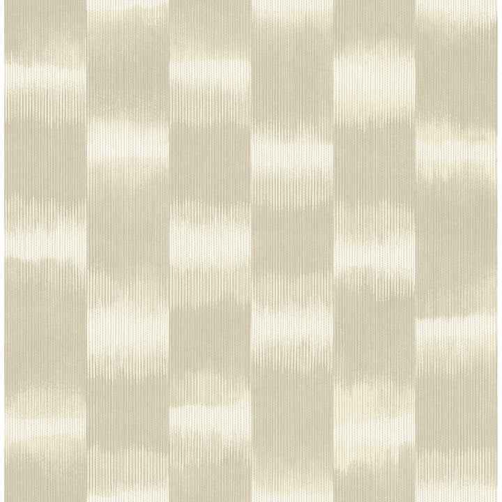 Baldwin Champagne Shibori Stripe Wallpaper - York Wallcoverings - 4141-27118