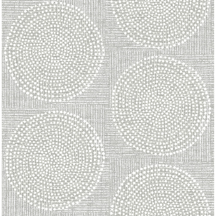 Picture of Salma Grey Medallion Wallpaper