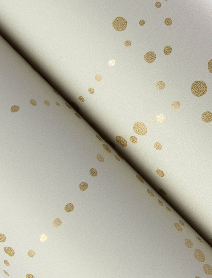 Alcott Cream Dotted Wallpaper  | Brewster Wallcovering