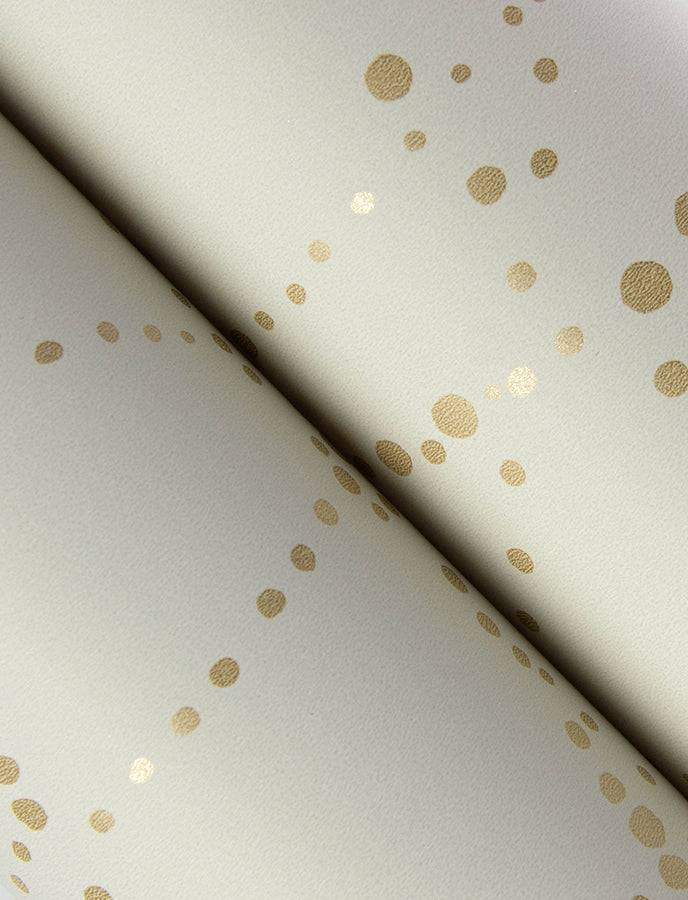 Alcott Cream Dotted Wallpaper - Brewster Wallcovering