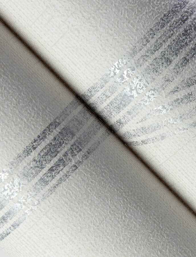 Harlow Silver Curved Contours Wallpaper - York Wallcoverings - 4141-27138 - York Wallcoverings Wallpaper