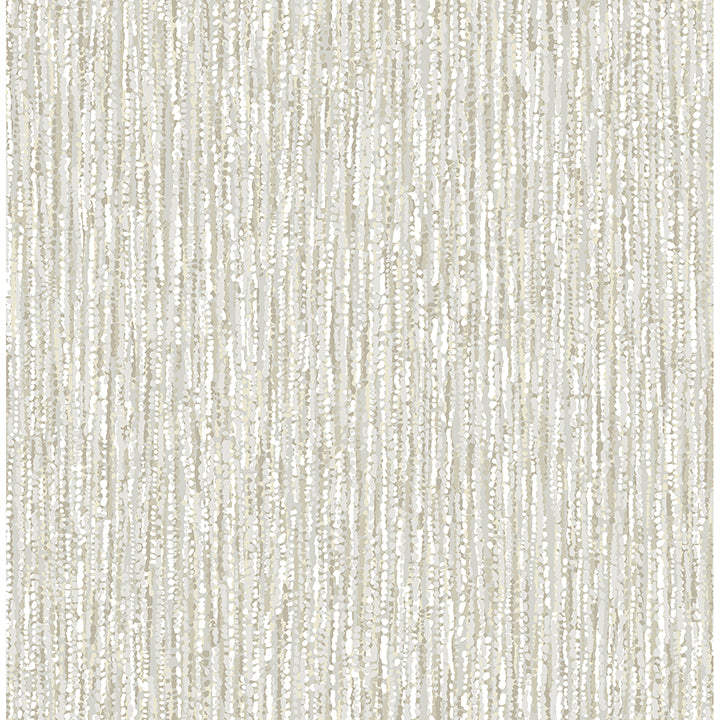 Picture of Corliss Neutral Beaded Strands Wallpaper