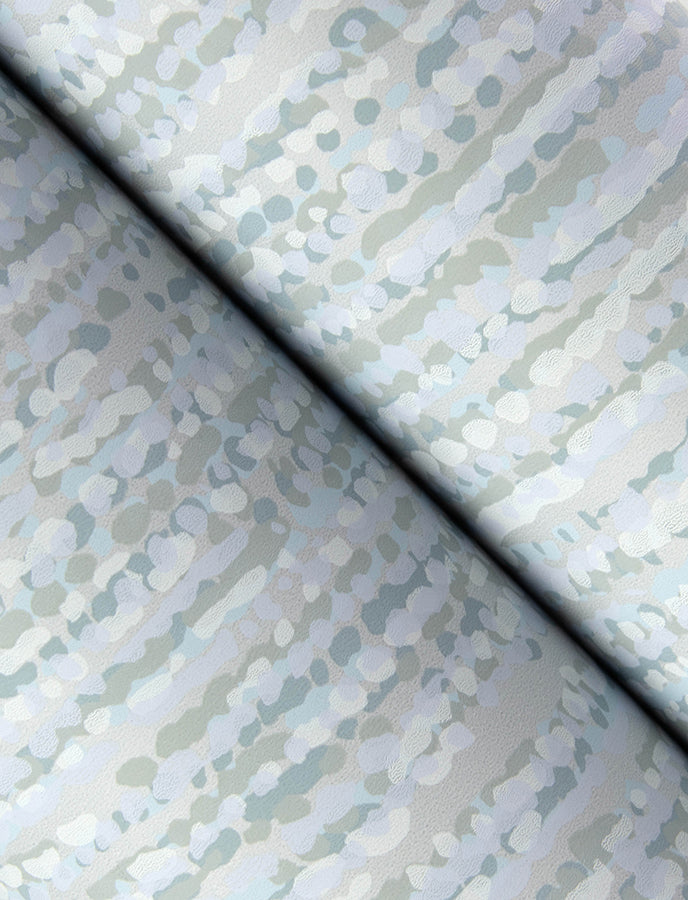 Corliss Light Blue Beaded Strands Wallpaper  | Brewster Wallcovering - The WorkRm