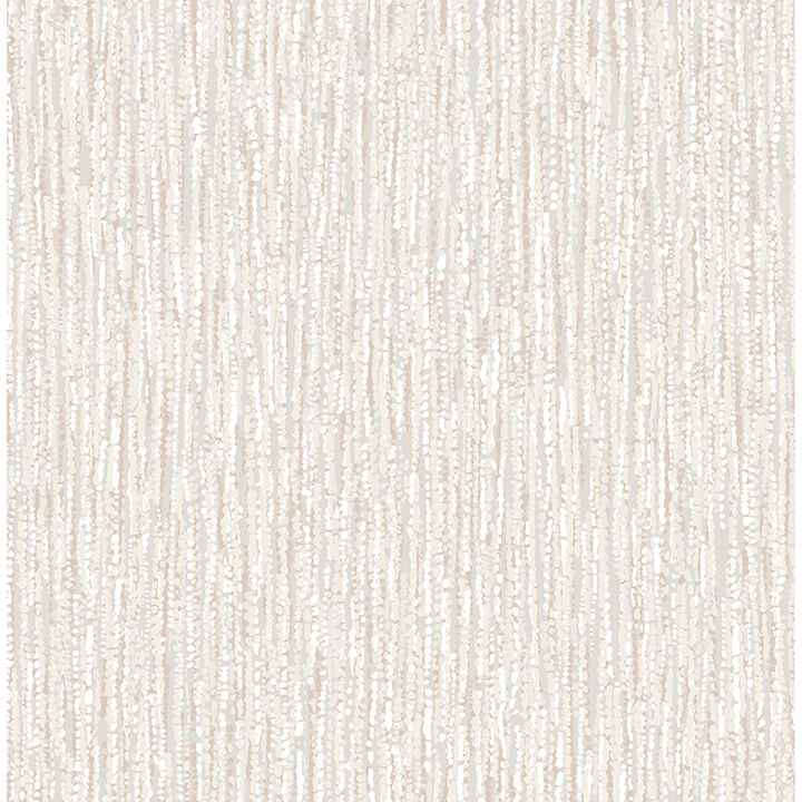Corliss Blush Beaded Strands Wallpaper - York Wallcoverings - 4141-27157