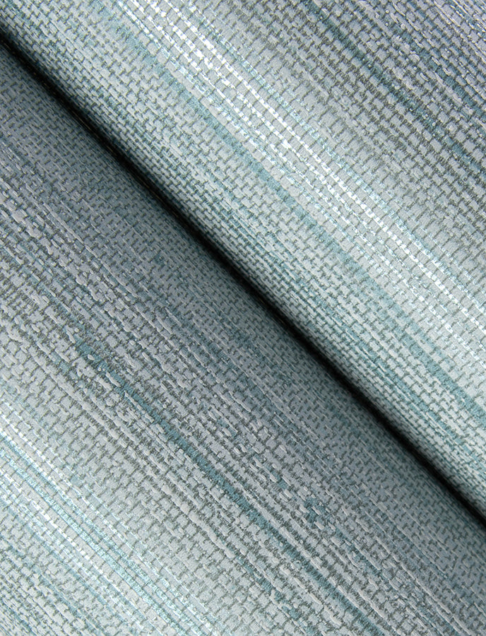 Sheehan Light Blue Faux Grasscloth Wallpaper - Brewster Wallcovering