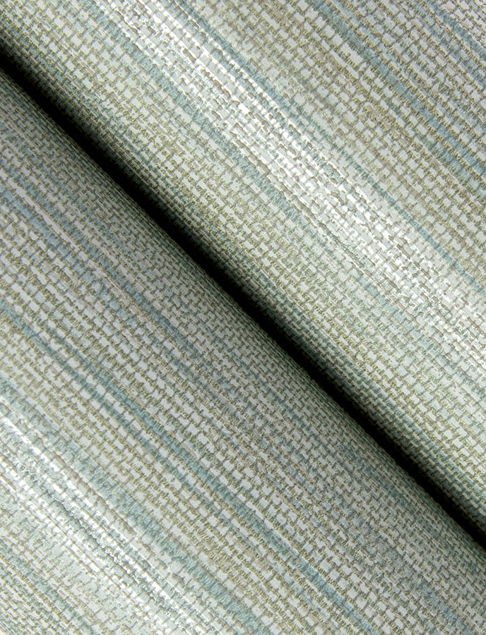 Sheehan Sea Green Faux Grasscloth Wallpaper - Brewster Wallcovering