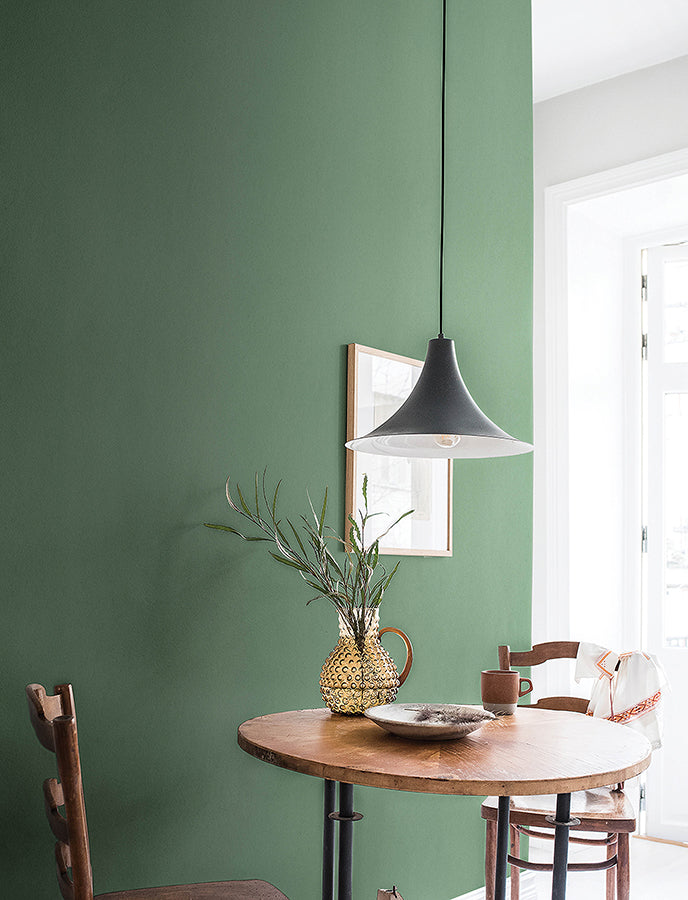 Parget Eklöv Dark Green Textured Wallpaper - Brewster Wallcovering