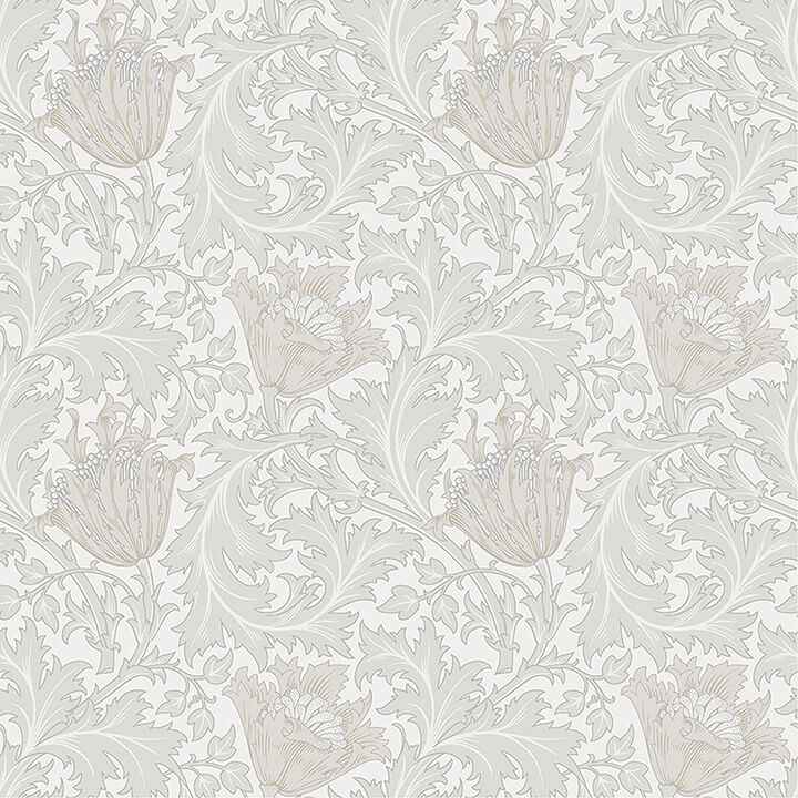 Anemone Dove Floral Trail Wallpaper - York Wallcoverings - 4153-82001 - York Wallcoverings Wallpaper