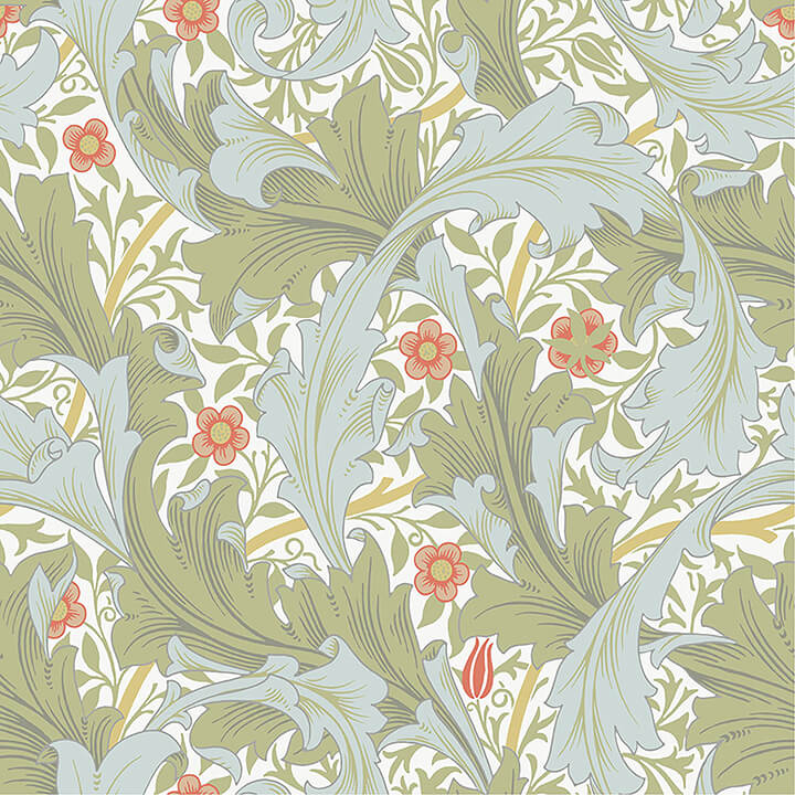 granville-olive-leafy-vine-wallpaper-york-wallcoverings-4153-82012 - York Wallcoverings Wallpaper