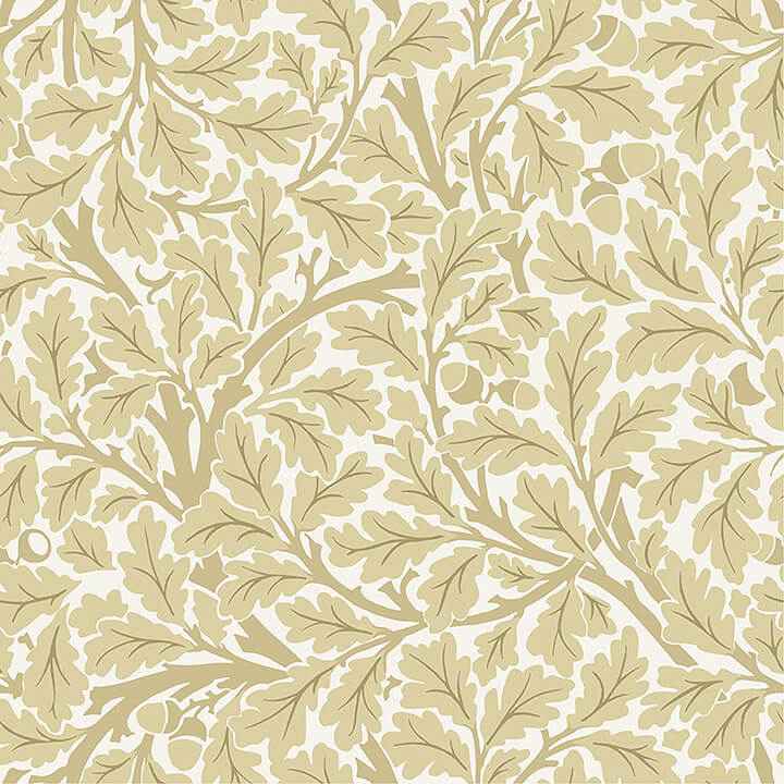 Oak Tree Light Yellow Leaf Wallpaper - York Wallcoverings - 4153-82027