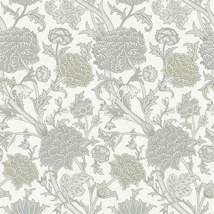Cray Light Green Floral Trail Wallpaper - York Wallcoverings - 4153-82032 - York Wallcoverings Wallpaper