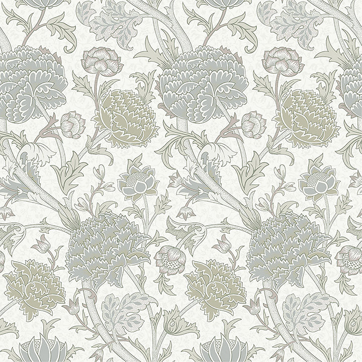 Picture of Cray Light Green Floral Trail Wallpaper