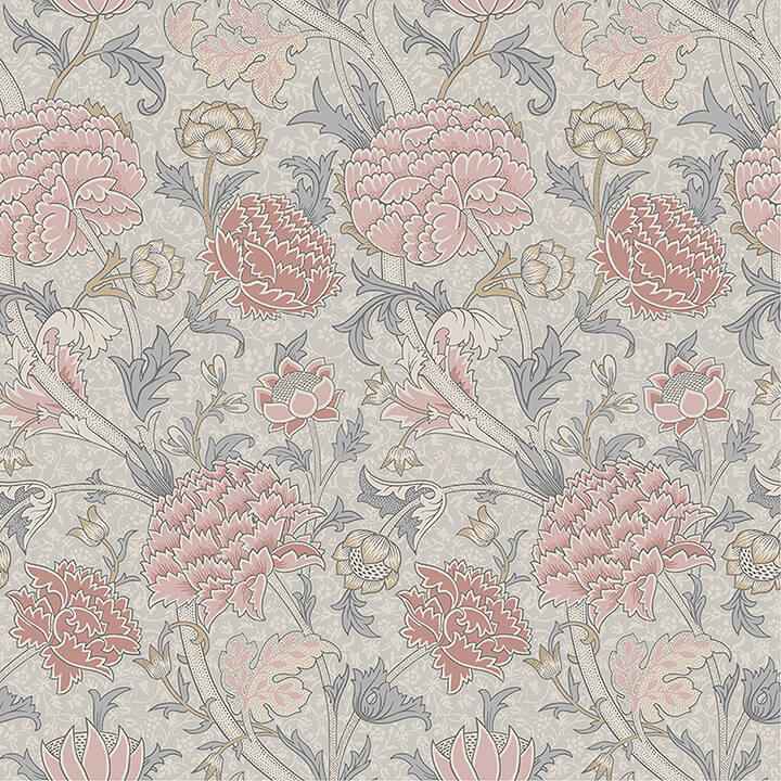 Cray Pink Floral Trail Wallpaper - York Wallcoverings - 4153-82033 - York Wallcoverings Wallpaper