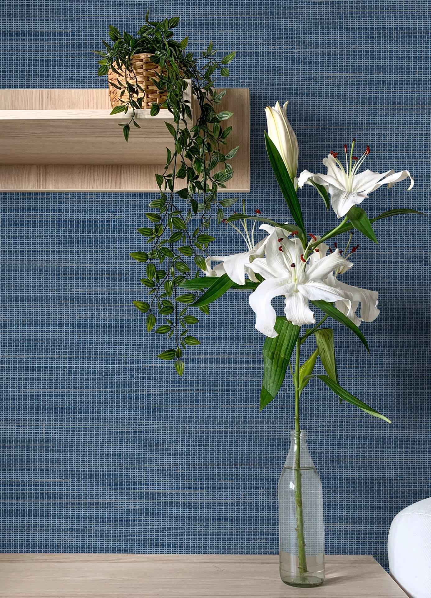 Spinnaker Navy Netting Wallpaper - York Wallcoverings - 4071-71051 - York Wallcoverings Wallpaper