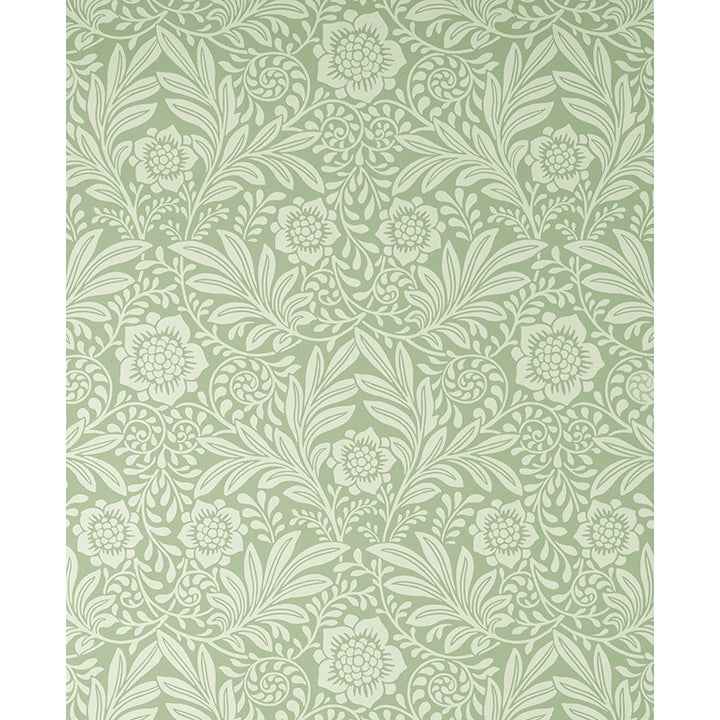 Camille Sage Damask Wallpaper - York Wallcoverings - M1744 - York Wallcoverings Wallpaper