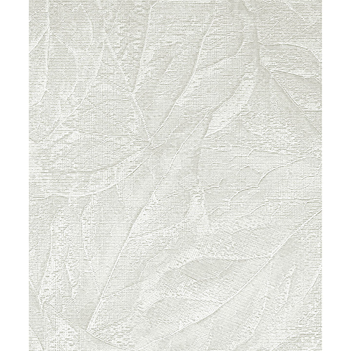 Picture of Aspen White Leaf Wallpaper