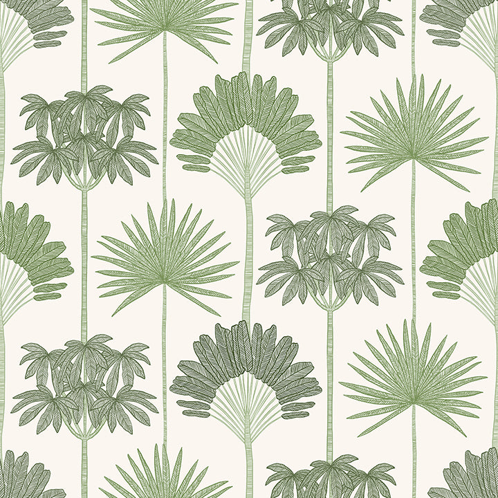 Picture of Kentia Green Peel and Stick Wallpaper