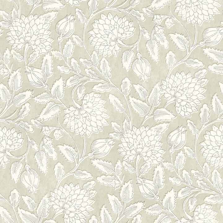 Vadouvan Sage Jacobean Trail Wallpaper - York Wallcoverings - 4134-72536