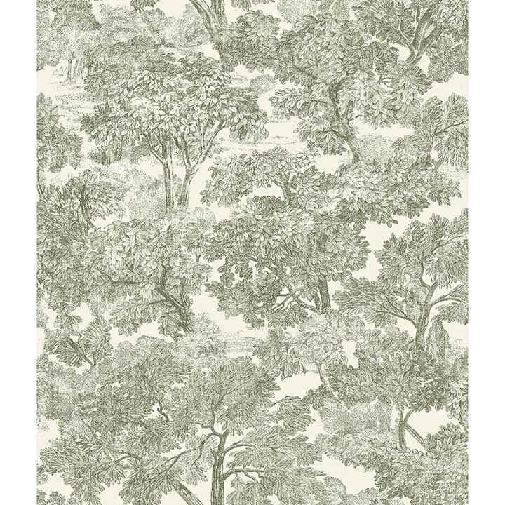 Spinney Green Toile Wallpaper - York Wallcoverings - 4134-72561