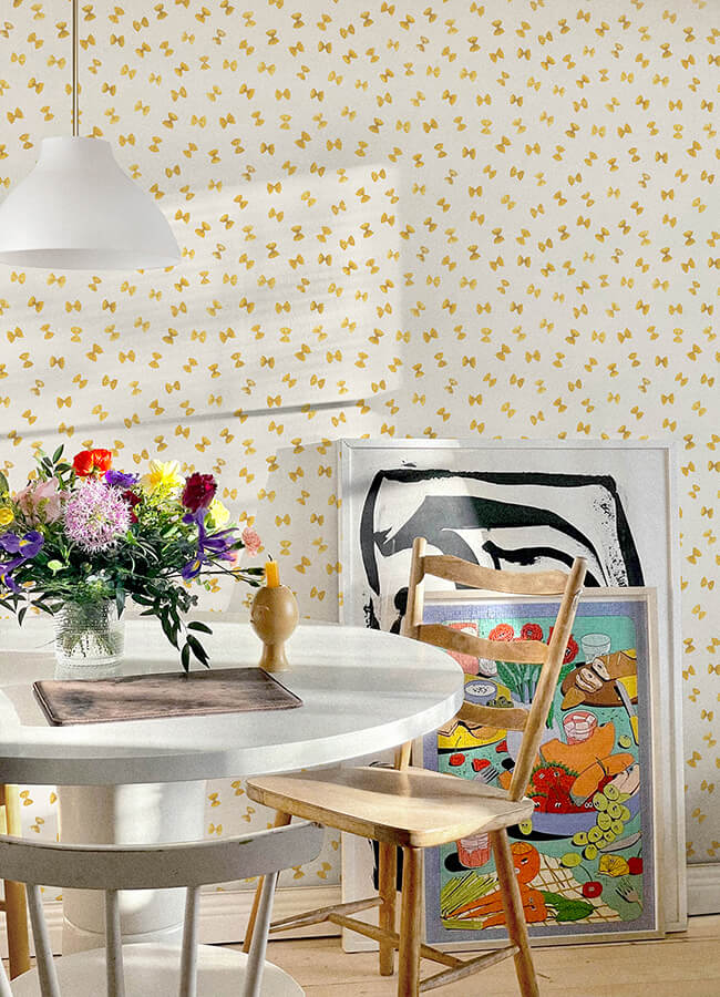 white-pasta-peel-and-stick-wallpaper-york-wallcoverings-ras6266 - York Wallcoverings Wallpaper