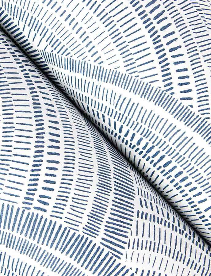 Encircle Indigo Geometric Wallpaper - York Wallcoverings - 4146-27200 - York Wallcoverings Wallpaper