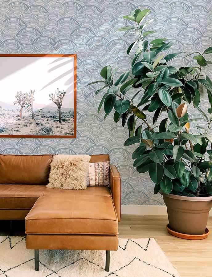 Encircle Indigo Geometric Wallpaper - York Wallcoverings - 4146-27200 - York Wallcoverings Wallpaper