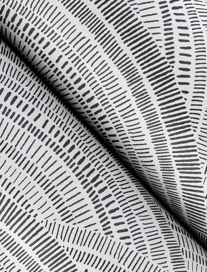 Encircle Black Geometric Wallpaper - York Wallcoverings - 4146-27203 - York Wallcoverings Wallpaper