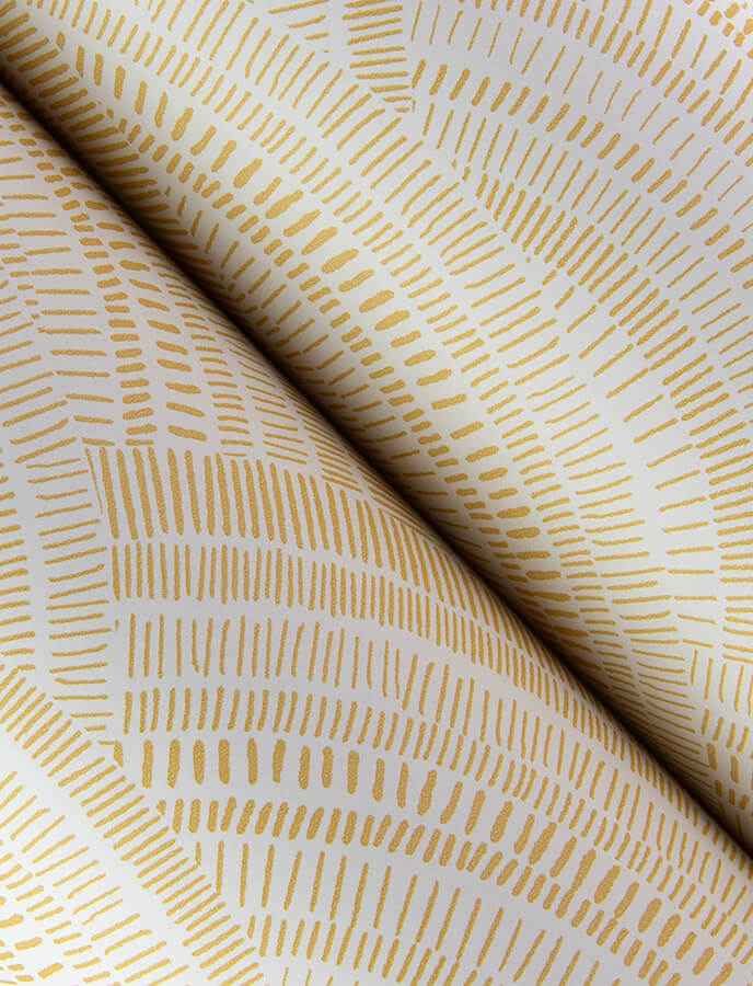 Encircle Yellow Geometric Wallpaper - York Wallcoverings - 4146-27204 - York Wallcoverings Wallpaper