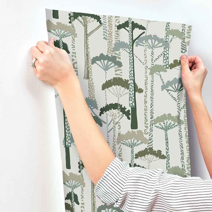 Unify Green Forest Wallpaper - York Wallcoverings - 4146-27205 - York Wallcoverings Wallpaper