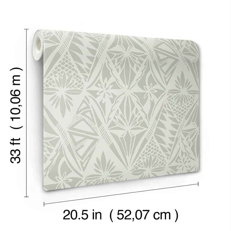 Urbane Sage Diamonds Wallpaper - York Wallcoverings - 4146-27209