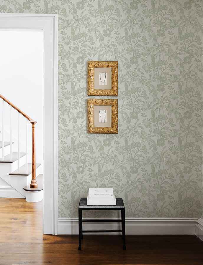 Jacaranda Sage Tropical Trail Wallpaper - York Wallcoverings - 4146-27244 - York Wallcoverings Wallpaper
