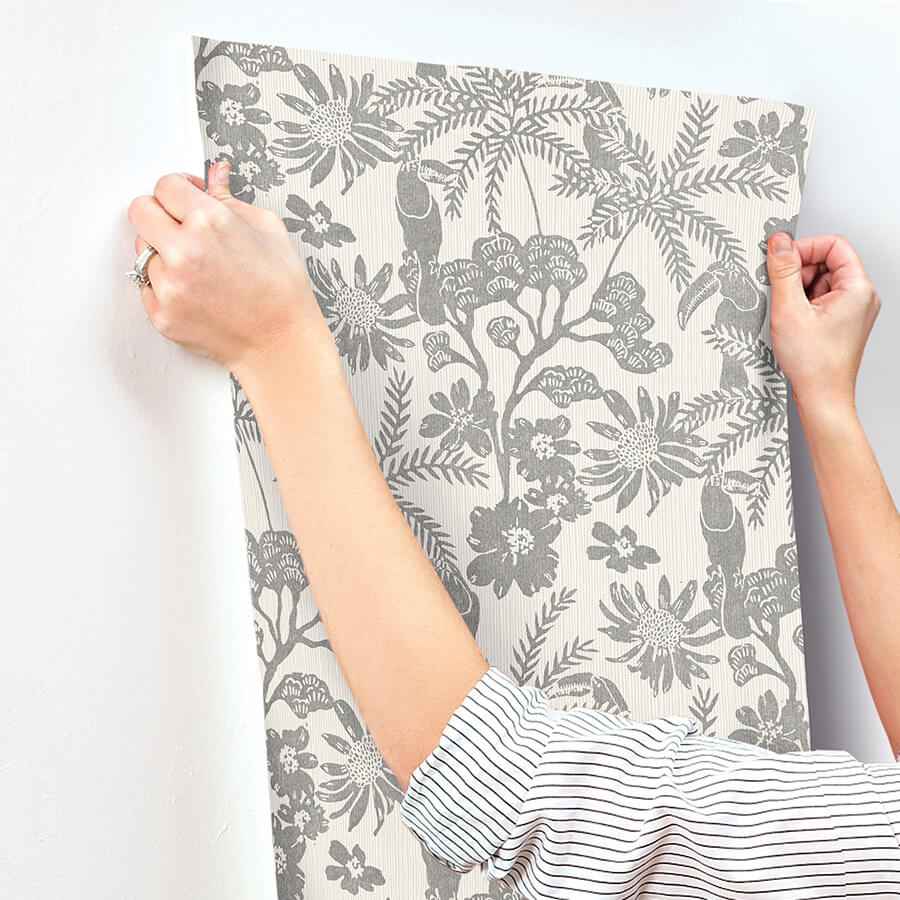 Jacaranda Stone Tropical Trail Wallpaper - York Wallcoverings - 4146-27247 - York Wallcoverings Wallpaper