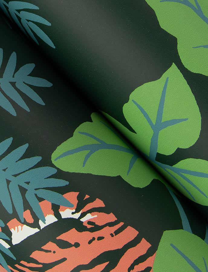 Caspian Evergreen Jungle Prowl Wallpaper  | Brewster Wallcovering - The WorkRm